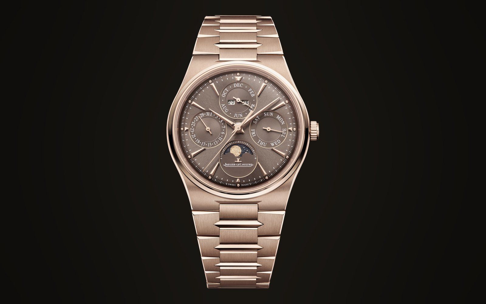 Jaeger-LeCoultre Master Control Chronometre Perpetual Calendar en or rose, cadran bronze