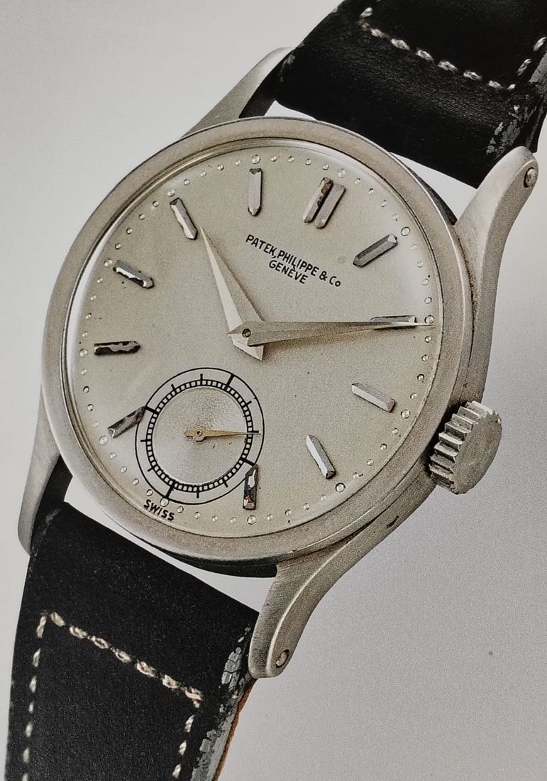 Patek Philippe Calatrava ref. 96 de la fin des années 1930, cadran argenté et petite seconde