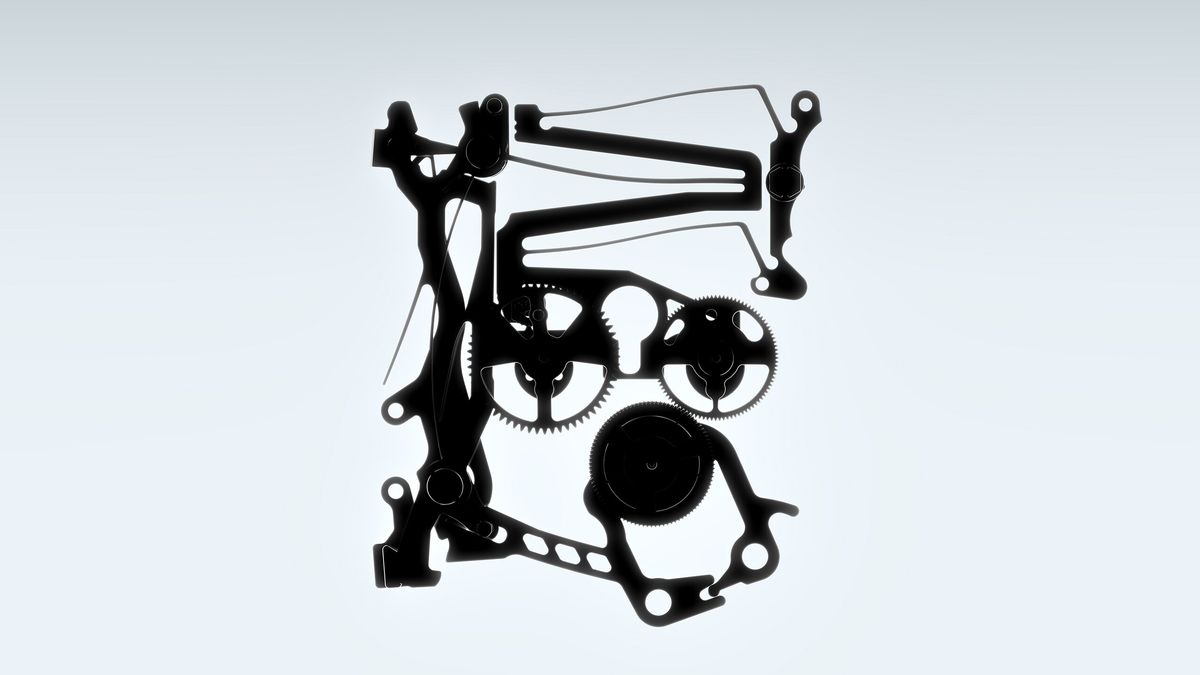 Les composants flexibles du chronographe TH80-00 de TAG Heuer