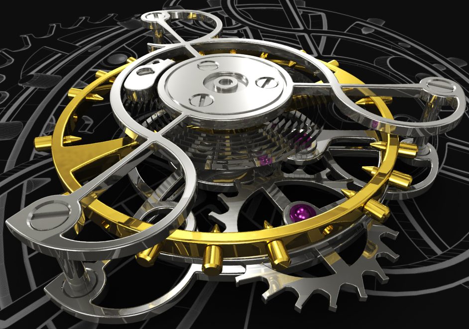 tourbillon d'une montre